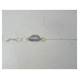 18" Agate Slice & Aurora Borealis Hanging Dï¿½cor