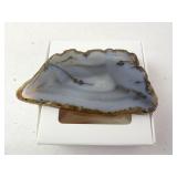 Polished Agate Specimen Slice 4"