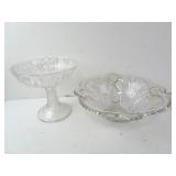 Lot of 2 Antique Cut Glass Bowls