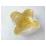 Vintage Murano Style Gold Fleck Italian Art Glass