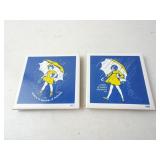 Lot of 2 Price Products Morton Salt Logo Tile