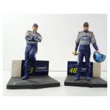 Two Jimmie Johnson McFarlane Nascar Figurines