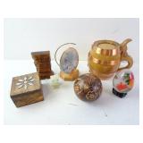 Lot of Vintage Eclectic Home Dï¿½cor Items - Wood
