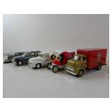 Five 1:24 Die Cast Cars