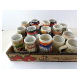 Lot of 15 Budweiser Beer Steins