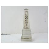 6.5' Antique Crystal Glass Obelisk Desk