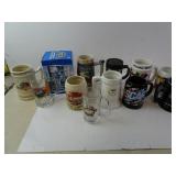 Lot of 12 Racing / Nascar Related Beer Steins
