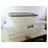Three Latching Totes with Lids
