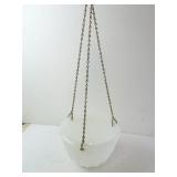 Antique Milk Glass Hanging Pendant Light