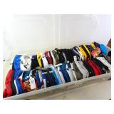 Rubbermaid Bin full of New and Used Hats