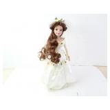 Belle Wedding Dress Disney Keepsake Porcelain