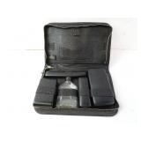 Vintage Travel Hygiene Kit in Leather Case