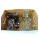 Lot of Mostly Holiday Themed Glass Drinkware