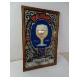 PBR Pabst Blue Ribbon Framed Bar Mirror with Slot