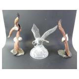 Assorted Ceramic / Crystal Eagles