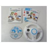 Mario Kart Wii with Steering Wheel