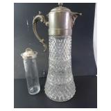 Two Glass Serving Items