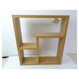 Wall Hanging Shadowbox Shelf with Hardware 18x16