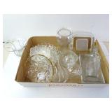 Large Lot of Clear Vintage Glassware