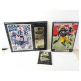 Lot of 3 Green Bay Packers Hanging Wall Plaques
