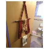 Vintage Macrame Hanging Dog Towel Ring
