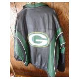 Green Bay Packers Pro-Line Leather Jacket Size XL