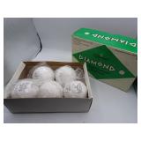 Box of 5 NOS Diamond Model D100-C ND Softballs in