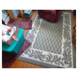 Lot of Rugs in Blue Room