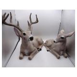 Pair of Vintage 1995 Artline Deer Blow Molds