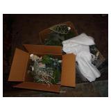 Lot of 3 Boxes Christmas Village Accessories