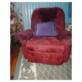Maroon Rocker/Recliner Chair
