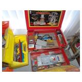 Lot of Vintage Gilbert Erector Set Pieces in