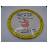 Vintage Adult Humor Nude Woman Bar Tray 13'