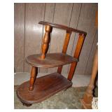 Vintage 3-Tier Protruding Side Table