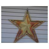 Large 38' Metal Star on House - Buyer responsible