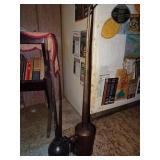 Lot of 2 Vintage Long Nozzle Oil Cans