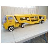 Vintage Tonka Pressed Steel Toy Car Carrier with