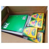Box of Misc. School Supplies - Crayola Crayons