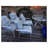 5pcs Patio Set with Cushions
