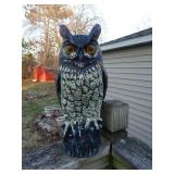 Vintage Blow Mold Owl Decoy