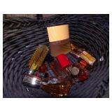 Basket of Vintage Perfume