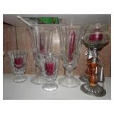 Lot of Assorted Candle Holders & Related