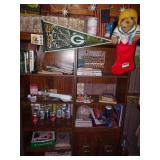 Contents of Shelves - Mostly Green Bay Packers &