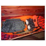 Lot of Blaze Orange Hunting Clothing items &