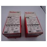 Lot of 2 Boxes Fischer Anchors