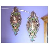 Set of Plaster Hollywood Regency Portrait Wall