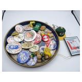 Vintage Pabst Blue Ribbon Tray with Assorted