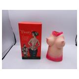Vintage 'Busty' Whiskey Bottle Cover in Box