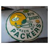 RARE Vintage Green Bay Packers 'We're Backers!'