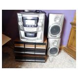 Magnavox Stereo w/ Cassette Tapes